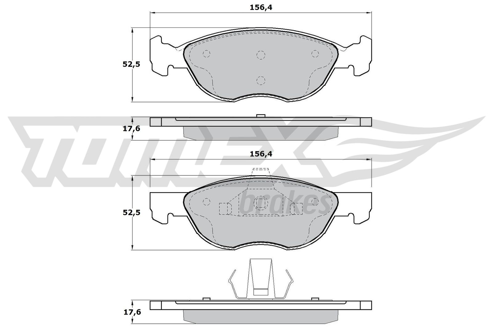 TOMEX Brakes TX 17-17 Sada...